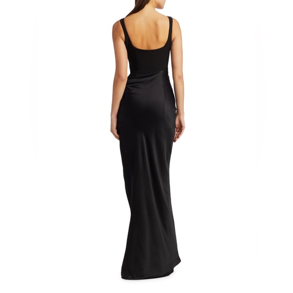 Cinq a Sept - Draped Gown in black - Size 0 - Picture 2 of 5